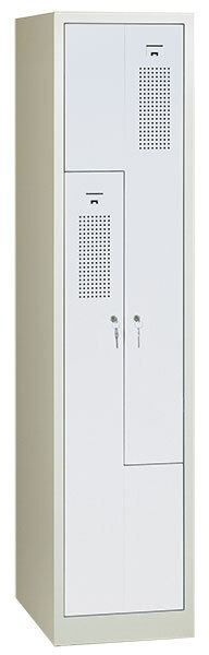 Z-Spind, 2/4/6 Türen, Sockel, Breite 40/80/120cm