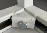 Tisch-1, 4-Fußgestell, Platte 25mm, verschiede Dekore/Größen