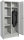 Spind 80cm Breite, 2 Türen, 1/2 Schlösser
