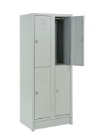 Schließfachschrank, 2/4/6 Türen, Sockel,...