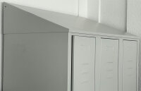 Schrägdach-2, Spind-Breite 105cm, RAL 7035