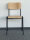 Holz-Stapelstuhl, Rundrohr RAL 7016 Buche