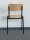 Holz-Stapelstuhl, Rundrohr RAL 7016 Buche