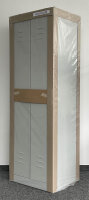 Spind 60cm Breite, 2 Türen, 1/2 Schlösser