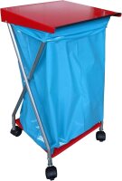 Müllsackständer mit 4 Rollen, Metall-Gestell...